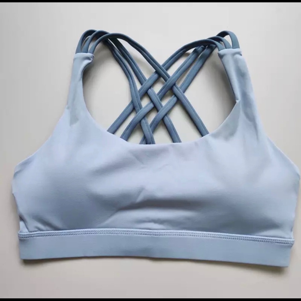 AliExpress Sports Bra Baby Blue